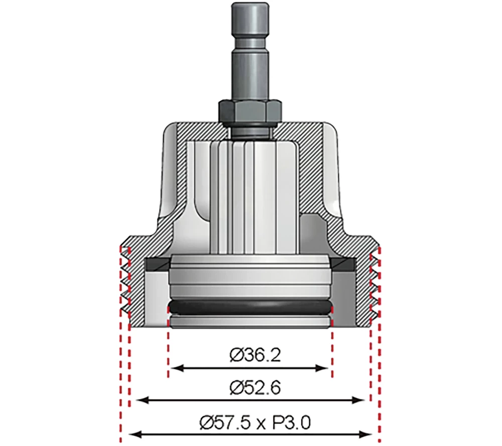 8-as sz. adapter a BGS 8027-hez, 8098 | VW