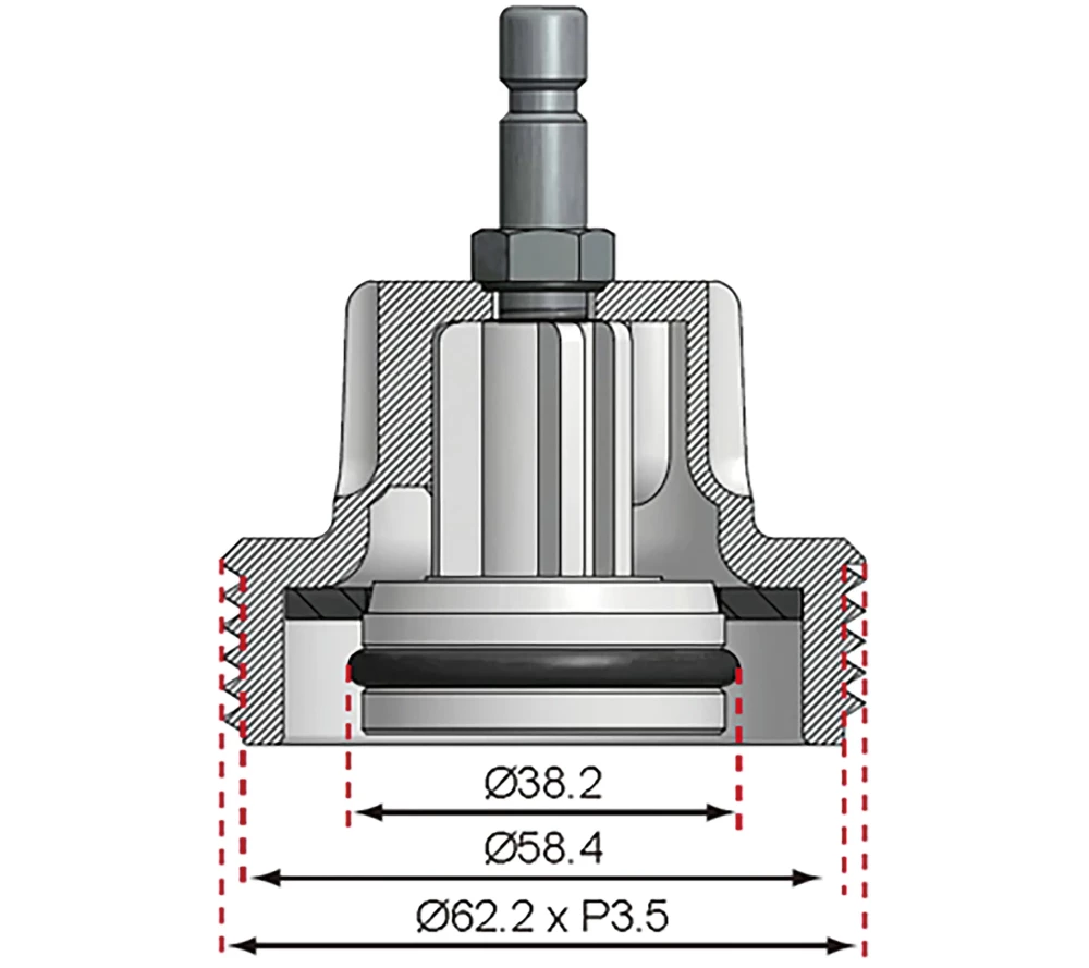 9-es sz. adapter a BGS 8027-hez, 8098 | Audi, BMW, Porsche, VW
