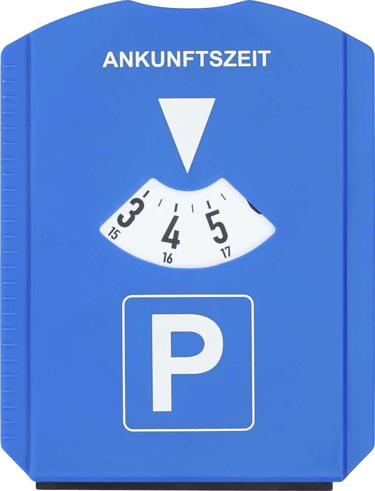 Parkolótárcsa | jégkaparóval / gumiszegéllyel
