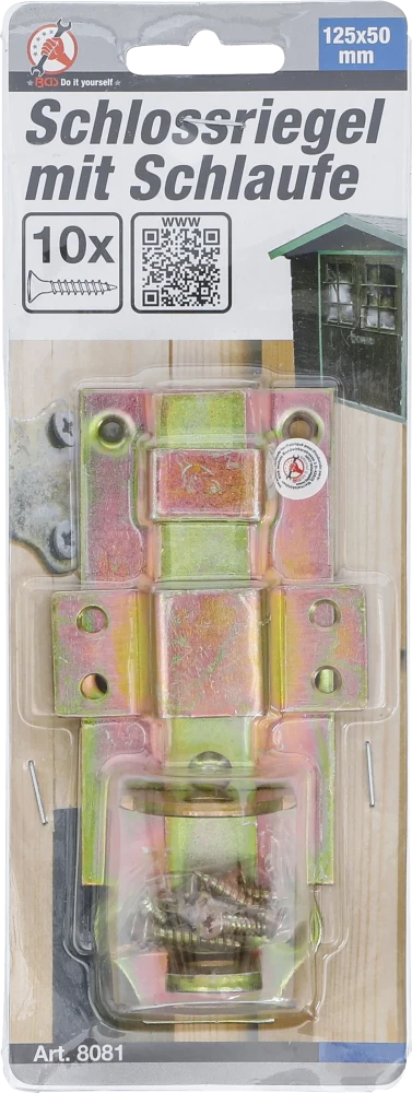 Retesz szemmel | 125 x 50 mm