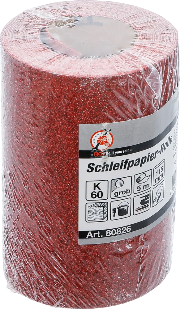 Csiszolópapír-tekercs | 115 mm x 5 m | 60-as szemcsefinomság
