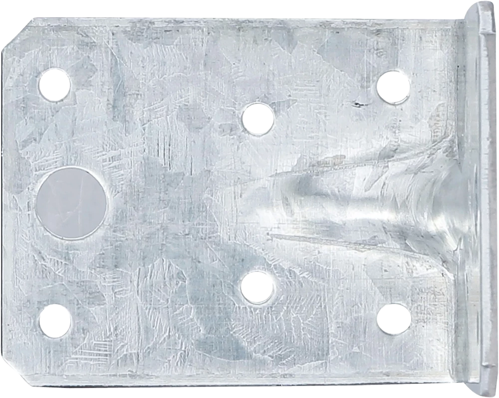 Sarokvas | peremszegéllyel | 70 x 70 x 55 x 2,5 mm | gazdaságos csomag | 25 db