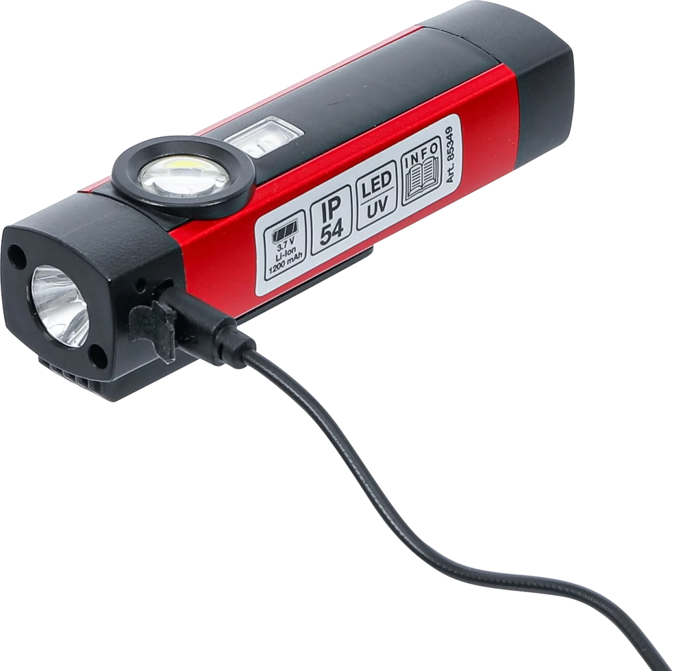 Alumíniumból készült COB-LED / UV kézi munkalámpa | 1 W
