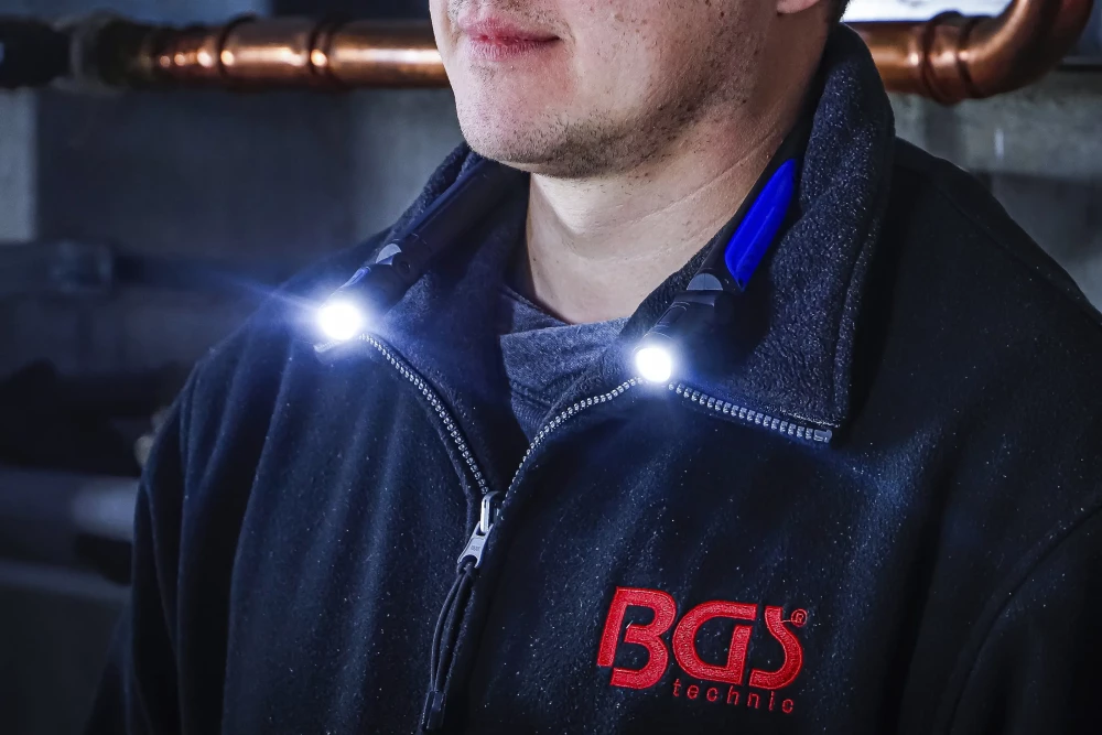Nyakban hordható akkus COB LED munkalámpa