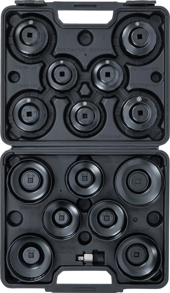 Olajszűrőkulcs-készlet | 10 mm (3/8") | 14 darabos