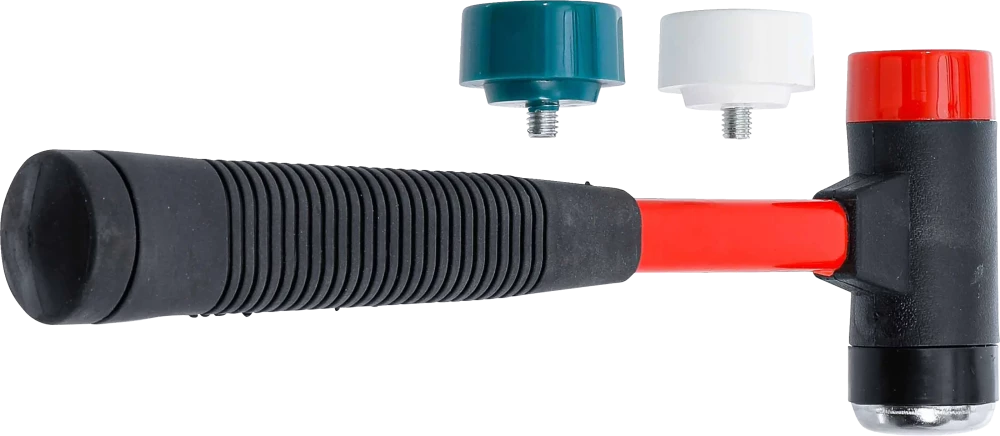 Kalapács cserélhető fejjel készletben | üvegszálas nyéllel | Ø 38 mm