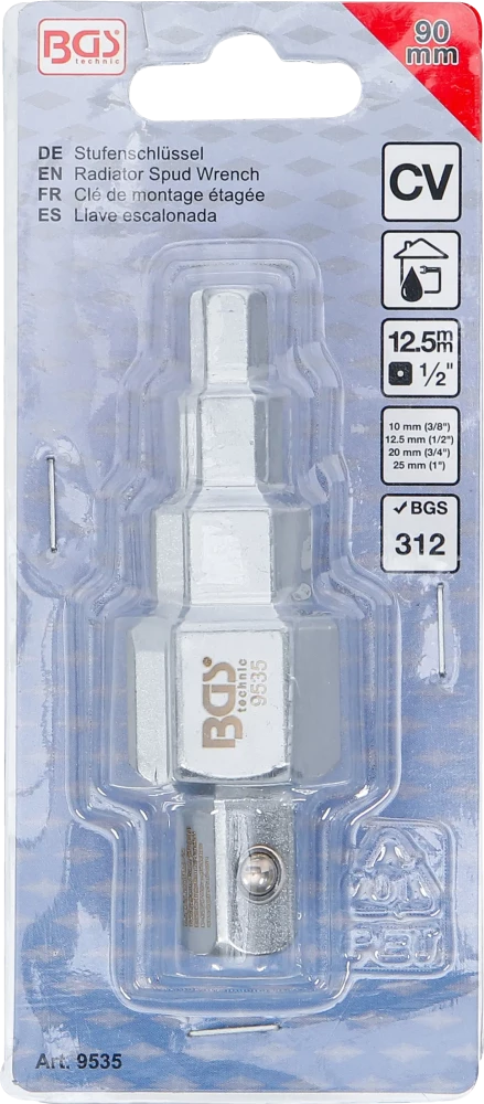 Lépcsős kulcs | 12,5 mm (1/2") | 4 fokozatú