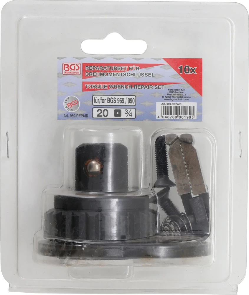 Javítókészlet nyomatékkulcshoz | a BGS 969-hez, 990