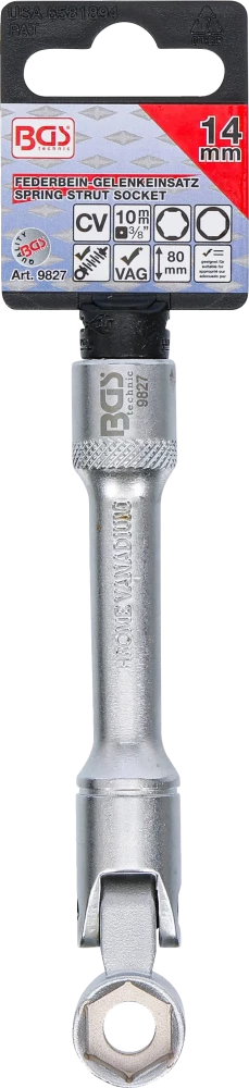 Rugó feszítő csuklós toldat | VAG | 14 mm