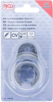 Lambdaszonda kulcs | Szögben kivitelezett | 12,5 mm (1/2") kettős 4 szögletű | 22 mm | 11 mm-es hasíték