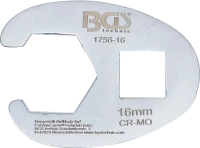 Hollanderkulcs | 10 mm (3/8") | 16 mm