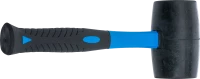Gumikalapács | üvegszálas nyél | fekete fejű | Ø 70 mm | 900 g