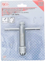 Szerszámtartó csúszó fogantyúval menetfúróhoz | M5 - M12 | 110 mm