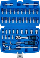 Dugókulcskészlet | 6,3 mm (1/4") | 46 darabos