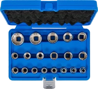 Dugókulcskészlet, Gear Lock | 12,5 mm (1/2") | 19 darabos