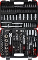 Dugókulcskészlet | 6,3 mm (1/4") / 10 mm (3/8") / 12,5 mm (1/2") | 172 darabos