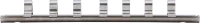 Dugókulcstartó sín 7 kapoccsal | 6,3 mm (1/4")