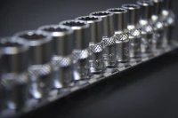 Dugókulcskészlet, tizenkétszögletű | 6,3 mm (1/4") | coll méretek | 12 darabos