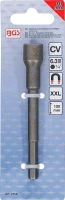 Dugókulcs, hatszögletű, extra hosszú | Fúrógép | Külső hatszögletű 6,3 mm (1/4") | 10 mm