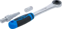 Racsnis dugókulcs adapterrel és lépcsős kulccsal | Belső négyszögletű 12,5 mm (1/2")