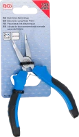Elektronikai csípőfogó | hajlított | rugóval | 138 mm