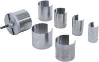 Lyukfűrész-készlet | Ø 26 - 63 mm | mélység 43 mm | 7 darabos