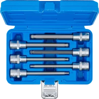 Behajtófej-készlet | 12,5 mm (1/2") | Belső hatszögletű gömbfejes 5 - 12 mm | 6 darabos
