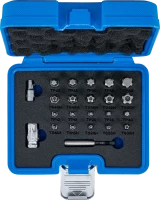 Behajtófej készlet | TS-profil (Torx Plus) | 23 darabos