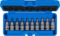 Levegős dugókulcskészlet | 12,5 mm (1/2") | T-profil (Torx) T20 - T70 | 10 darabos