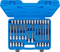 Behajtófej-készlet | 12,5 mm (1/2") | T-profil (Torx) | 32 darabos