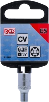 Dugókulcs E-profil | 6,3 mm (1/4") | E5