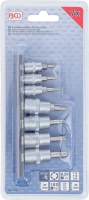 Csavarkiszedő készlet | 6,3 mm (1/4") / 10 mm (3/8") | hibás T-profilhoz (Torx) | T10 - T40 | 7 darabos