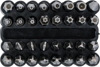 Behajtófej készlet | hosszú | Külső hatszögletű 6,3 mm (1/4") | különböző profilok | 32 darabos