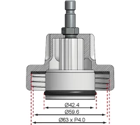 13-as sz. adapter a BGS 8027-hez, 8098 | Chrysler, Mercedes-Benz