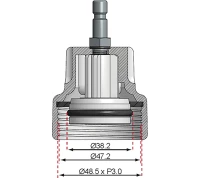 18-as sz. adapter a BGS 8027-hez, 8098 | VW
