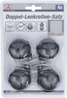 Dupla vezetőgörgő-készlet | Ø 40 mm | 4 darabos