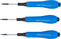 Műszerész csavarhúzó készlet | T-profil (Torx) T4 / T5 / T6 | 3 darabos