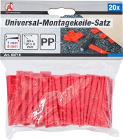 Univerzális szerelőék-készlet | műanyag | 20 darabos