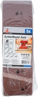 Csiszolószalag-készlet | szalagcsiszolóhoz | 75 x 533 mm | K 40 - 60 - 80 - 120 - 240 | 5 darabos