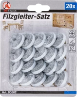 Filc alátét | csavarokkal | Ø 24 mm | 20 darabos