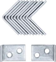 Sarokvas | 25 x 25 x 15 mm | 12 darabos