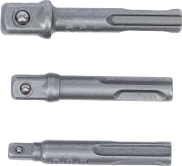 Adapterkészlet | SDS - 6,3 mm (1/4"), 10 mm (3/8"), 12,5 mm (1/2") | 3 darabos