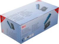 T-fogantyús kulcskészlet | T-profil (Torx) T10 - T50 | 9 darabos