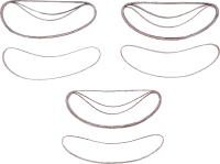 Csiszolószalag-készlet | a BGS 8853-hez | 10 mm x 330 mm | K 60 - 80 - 120 | 12 darabos