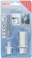 Multi dugókulcs adapterkészlettel | 10 mm (3/8") | 9 - 21 mm | 3 darabos