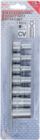 Dugókulcskészlet, T-profil Plus (Torx Plus) | 10 mm (3/8") | 10EP - 20EP | 7 darabos