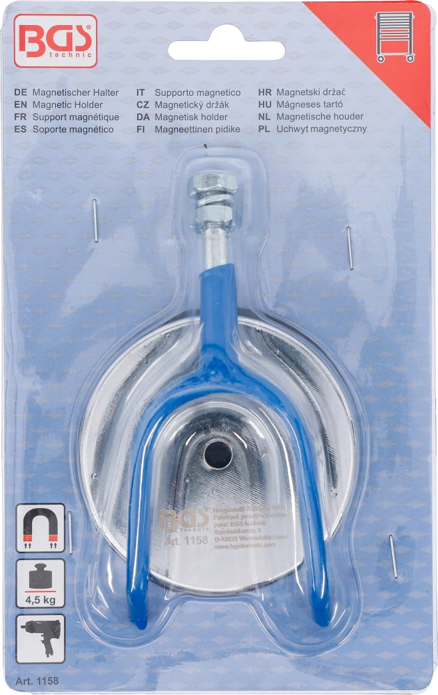 Mágneses tartó | 4,5 kg