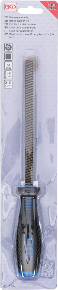 Féknyeregreszelő | négyszög | 260 mm