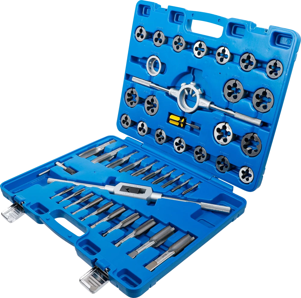 Menetvágó készlet | collos | 1/4" - 1" | 45 darabos