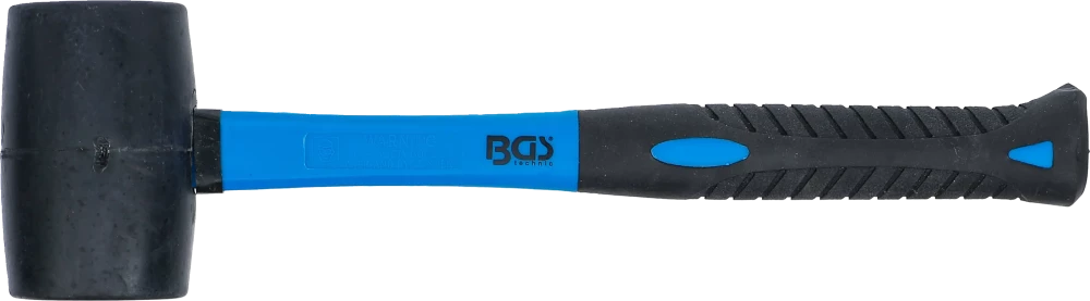 Gumikalapács | üvegszálas nyél | fekete fejű | Ø 50 mm | 280 g